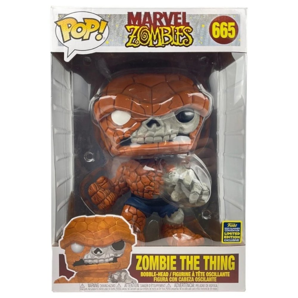 Funko POP! Marvel Zombies Zombie The Thing 10” Figure 2020‎ Summer Convention